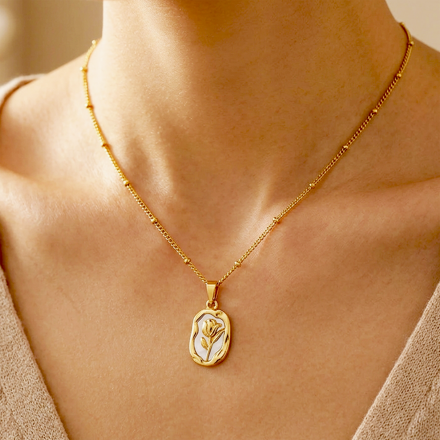 The Florentine Floral Necklace