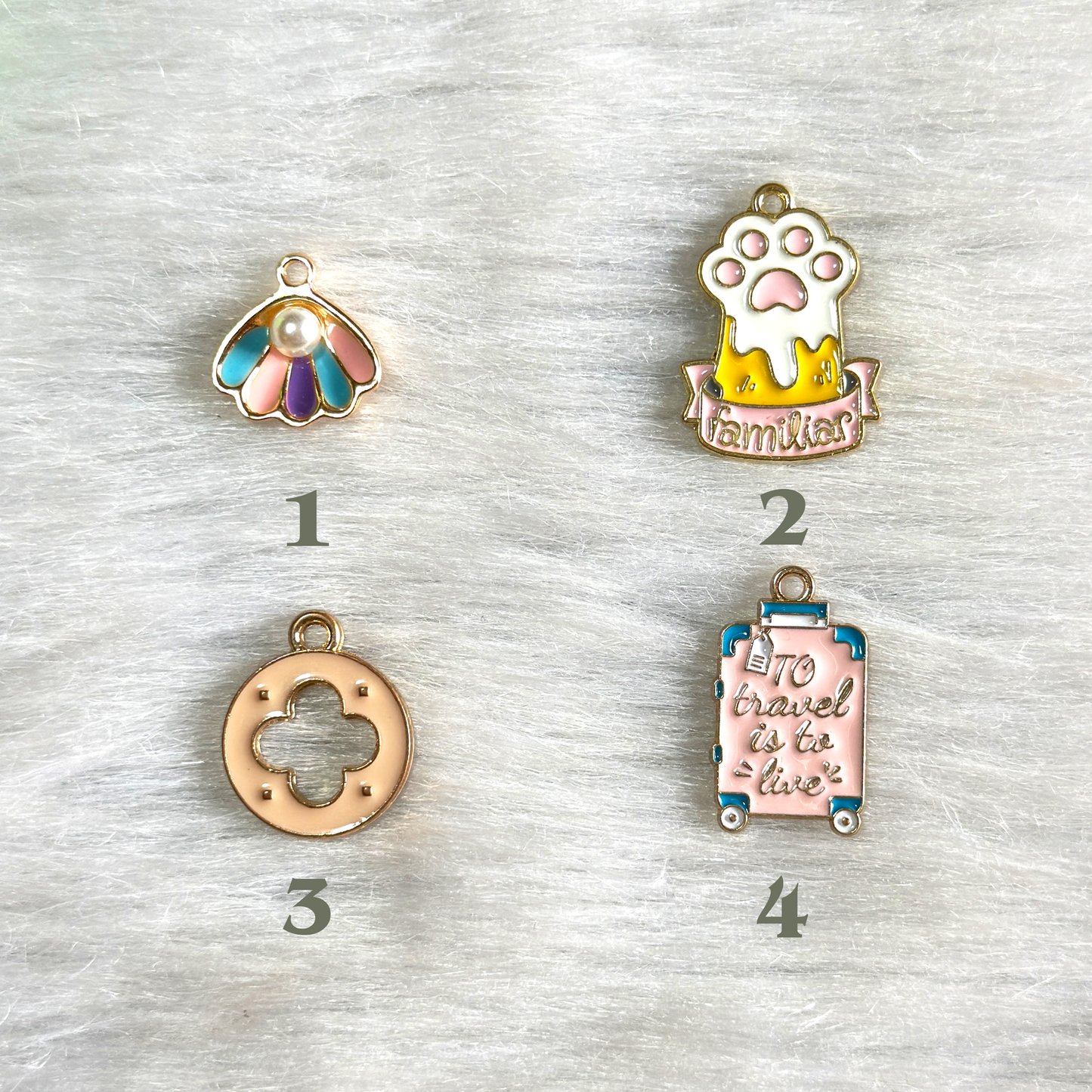Karmaé Kraft Customisable Charm Set (Pink)