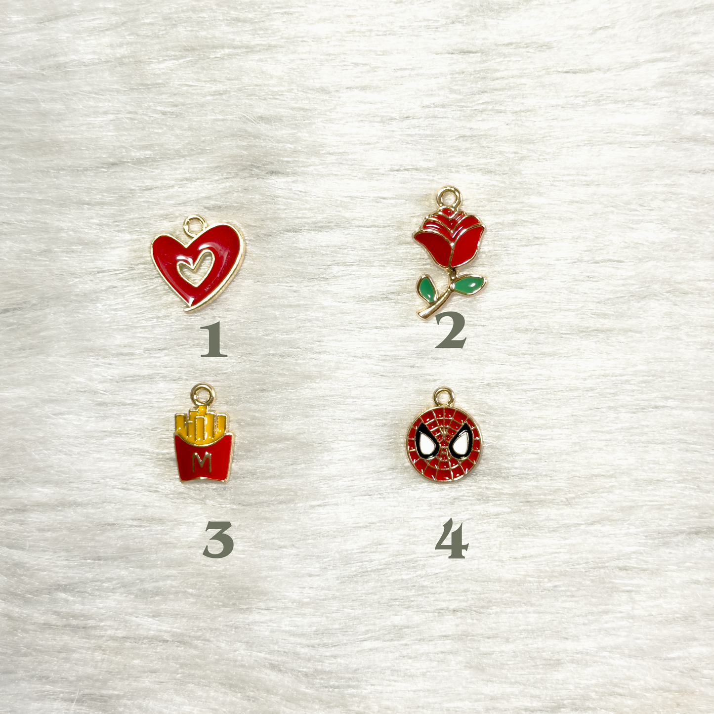 Karmaé Kraft Customisable Charm Set (Red)
