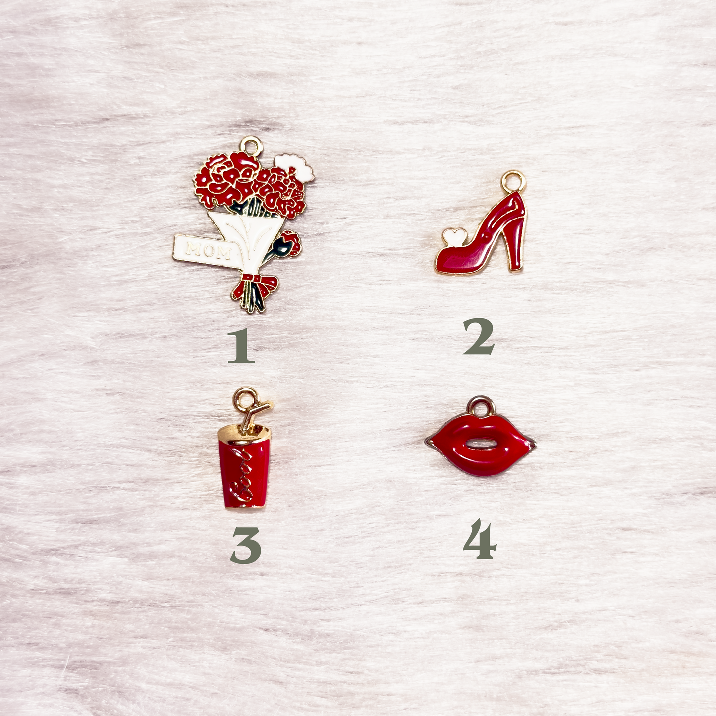 Karmaé Kraft Customisable Charm Set (Red)