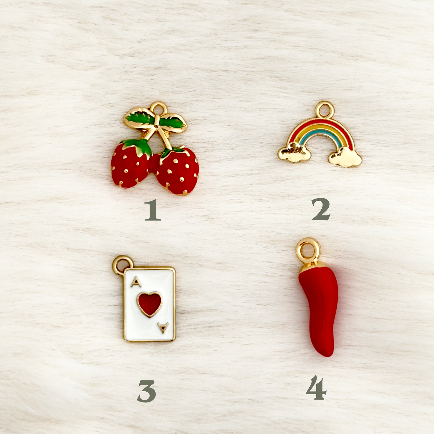 Karmaé Kraft Customisable Charm Set (Red)