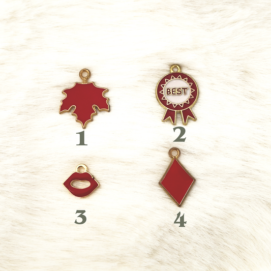 Karmaé Kraft Customisable Charm Set (Red)