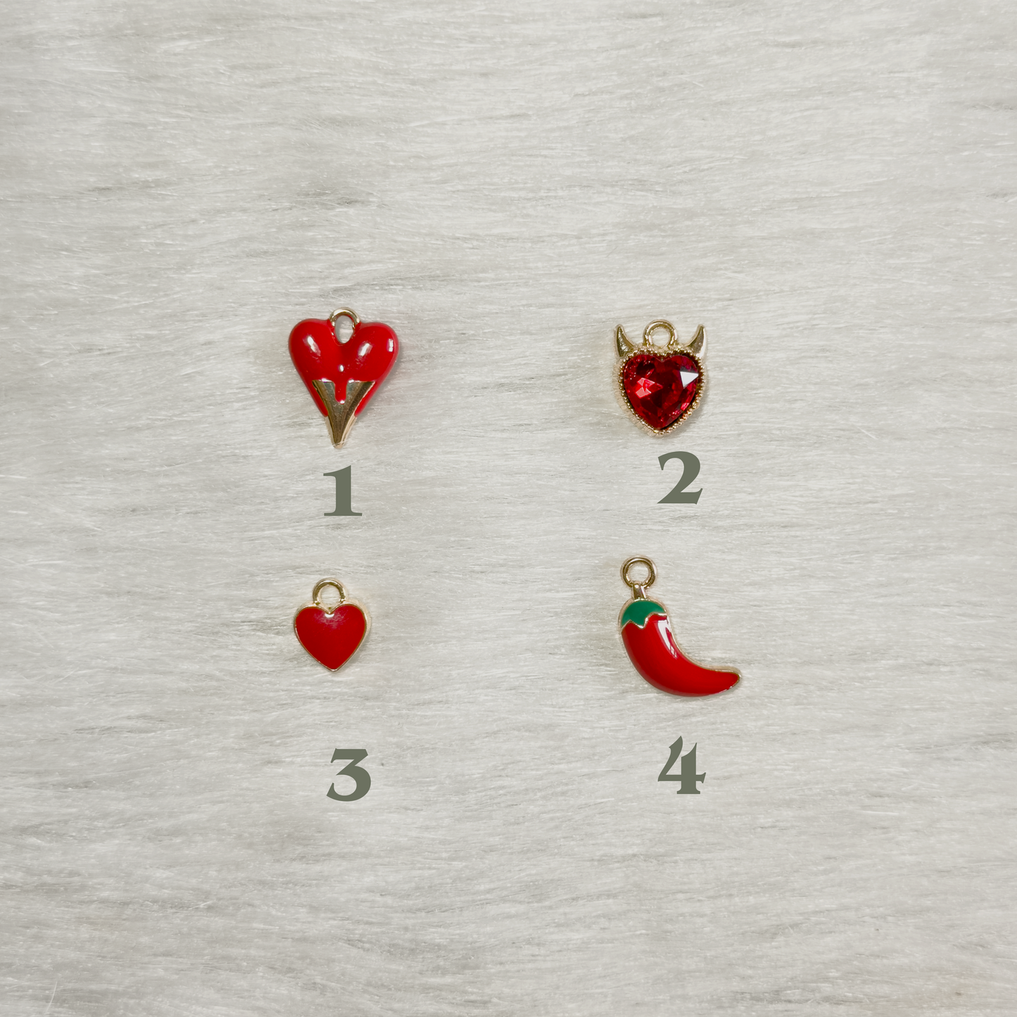 Karmaé Kraft Customisable Charm Set (Red)